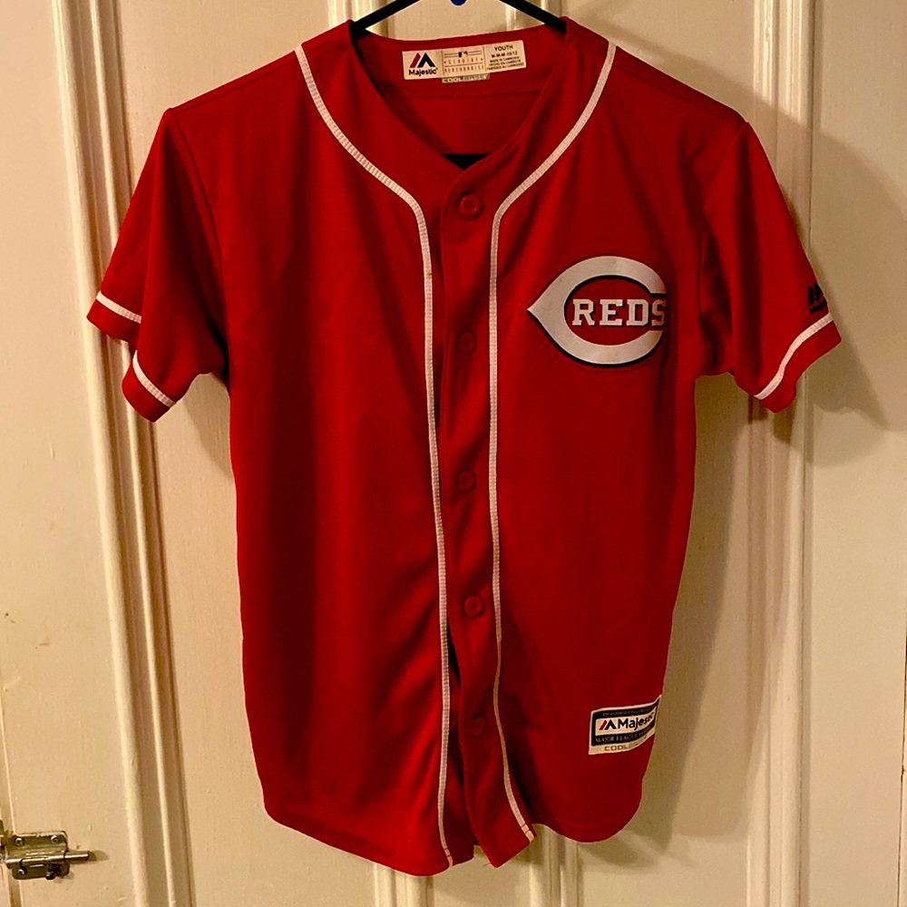 Youth MLB jersey, official, Billy Hamilton (formerly) Cincinnati Reds